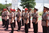 FOTO: Sertijab empat pejabat utama dan enam Kapolsek jajaran. @by_News9.id