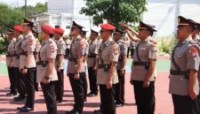 FOTO: Sertijab empat pejabat utama dan enam Kapolsek jajaran. @by_News9.id