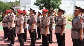 FOTO: Sertijab empat pejabat utama dan enam Kapolsek jajaran. @by_News9.id