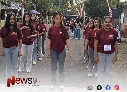FOTO: Regu Raja Bilyard, perwakilan dari Dusun Tungung, Desa Sempu, @by_News9.id