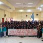 FOTO: Himpunan Mahasiswa Prodi (HMP) Pendidikan Guru Sekolah Dasar (PGSD) Universitas PGRI Sumenep pada kegiatan sosialiasasi ormawa. @by_News9.id