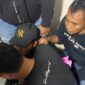 FOTO: Polisi saat mengamankan terduga pelaku pria berinisial A.S.  @by_News9.id