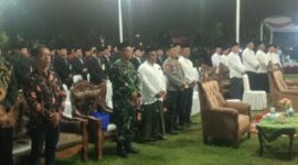 FOTO: Peserta Mujahadah Nisfussanah dan doa bersama, dalam peringatan Maulid Nabi. @by_News9.id