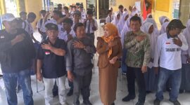 FOTO: Sosialisasi di SMA Negeri 4 Sampang dan SMKN 1 Omben, menyasar ratusan pelajar. @by_News9.id