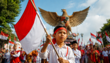 FOTO: (ilustrasi) Karnaval HUT RI di Kecamatan Batang-Batang. @by_News9.id