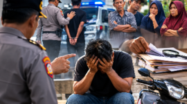 FOTO: (ilustrasi) Penangkapan maling yang kini menjadi sorotan publik maupun masyarakat Masalembu. @by_News9.id