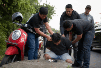 FOTO: (ilustrasi) Pria berinisial K (41) saat diamankan petugas. @by_News9.id