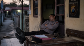 FOTO: (ilustrasi) Oknum anggota kepolisian berpangkat Brigpol berinisial RS. @by_News9.id