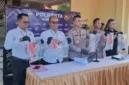 FOTO: Kapolresta Kombes Pol. Ariek Indra Santanu, bersama Satuan Reserse Narkoba (Satresnarkoba) Polresta Sumenep dalam konferensi pers. @by_News9.id