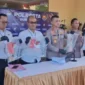 FOTO: Kapolresta Kombes Pol. Ariek Indra Santanu, bersama Satuan Reserse Narkoba (Satresnarkoba) Polresta Sumenep dalam konferensi pers. @by_News9.id