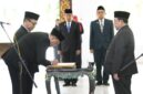FOTO: Penandatanganan pejabat di lingkungan Pemerintah Kabupaten (Pemkab) Sumenep. @by_News9.id