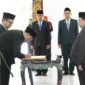 FOTO: Penandatanganan pejabat di lingkungan Pemerintah Kabupaten (Pemkab) Sumenep. @by_News9.id