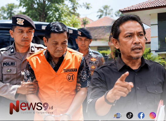 FOTO: (ilustrasi) Tersangka Imran, mantan anggota DPRD Kabupaten Sumenep sekaligus mantan calon anggota DPRD Sumenep dari Partai Gerindra periode 2024–2029, @by_News9.id