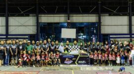 FOTO: Komunitas olahraga sepeda tanpa pedal, Pushbike Trunojoyo, Sampang saat menggelar Anniversary ke-2. @by_News9.id