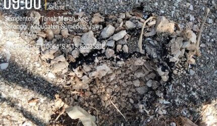 Proyek BK Desa Ratusan Juta di Tanahmerah Saronggi Diduga Asal Jadi