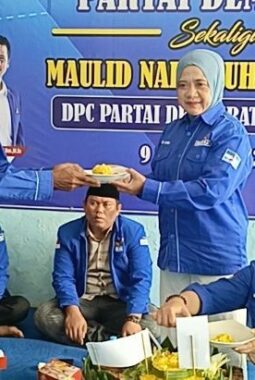 Biru Langit Indonesia: Demokrat Sumenep Refleksi 25 Tahun di Momentum Maulid Nabi