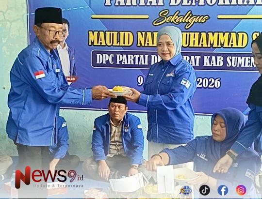 FOTO: Partai Demokrat Kabupaten Sumenep pada peringatan Hari Ulang Tahun (HUT) ke-25. @by_News9.id