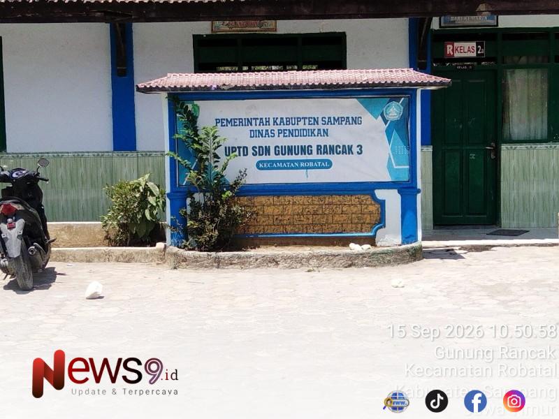 FOTO: SDN Gunung Rancak 3, Robatal, Sampang, @by_News9.id