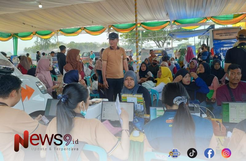 FOTO: Program Bahana Bersahaja (Bhakti Harmoni Madiun Bersih, Sehat dan Sejahtera). @by_News9.id