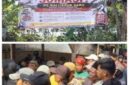 FOTO: Pemasangan Bener somasi masyarakat petani 3 desa kec .Randuagong. @by_News9.id