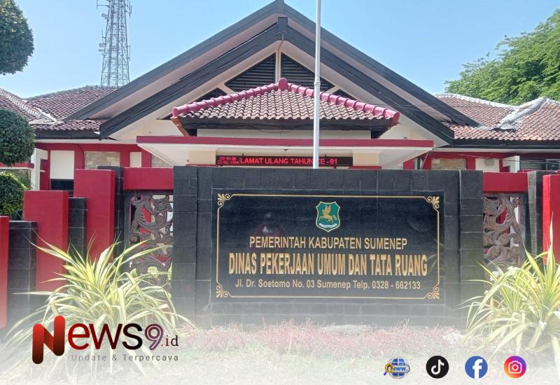 FOTO: Dinas Pekerjaan Umum dan Tata Ruang (DPUTR) Kabupaten Sumenep, @by_News9.id