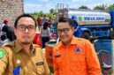 FOTO: Kepala Pelaksana (Kalaksa) BPBD Sumenep, Kamiluddin,  (kiri) bersama Kabid Pencegahan dan Kesiapsiagaan BPBD Sumenep, Moh. Ilyas, (kanan). @by_News9.id