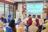 FOTO: Sosialisasi skrining bayi baru lahir kepada ibu hamil dan kader kesehatan. @by_News9.id
