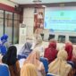 FOTO: Sosialisasi skrining bayi baru lahir kepada ibu hamil dan kader kesehatan. @by_News9.id