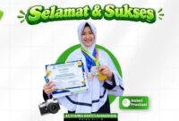FOTO: Syahra Nastiti Ramadhani, siswi kelas VIII SMP Integral Luqman Al-Hakim Sumenep, @by_News9.id
