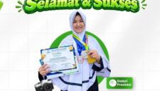 FOTO: Syahra Nastiti Ramadhani, siswi kelas VIII SMP Integral Luqman Al-Hakim Sumenep, @by_News9.id