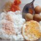 FOTO: Menu makanan yang dibagikan kepada siswa. @by_News9.id