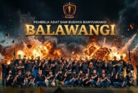 FOT: Organisasi Masyarakat (Ormas) Pembela Adat dan Budaya Banyuwangi (Balawangi). @by_News9.id