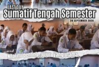 FOTO: Pelaksanaan Sumatif Tengah Semester (STS). @by_News9.id