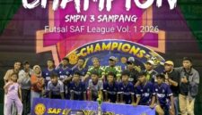 FOTO: Spanetsa FC, tim futsal SMP Negeri 3 Sampang, @by_News9.id