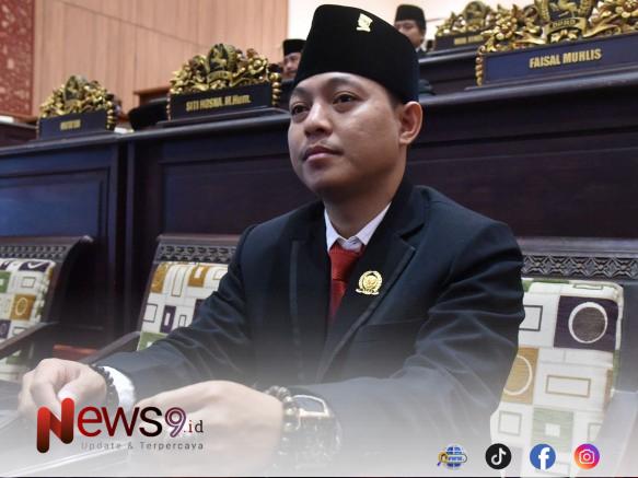 FOTO: Hosnan Abrory, anggota DPRD Sumenep dari fraksi PDI Perjuangan, @by_News9.id