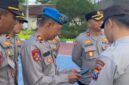 FOTO: Kasi Propam Iptu Suwandi dalam kegiatan Penegakan Ketertiban dan Disiplin (Gaktibplin). @by_News9.id