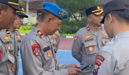 Ponsel Anggota Polresta Sumenep Mendadak Disisir Propam