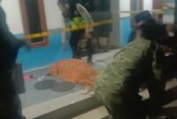 FOTO: Korban pembunuhan oleh orang tak dikenal (OTK). @by_News9.id