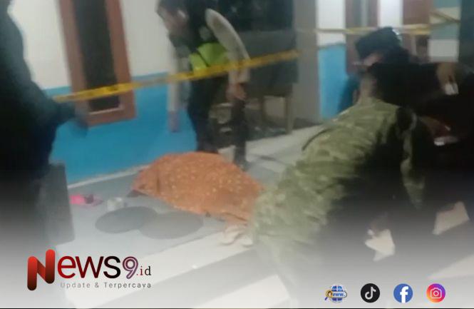 FOTO: Korban pembunuhan oleh orang tak dikenal (OTK). @by_News9.id