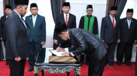 FOTO: Pelantikan empat Pejabat Pimpinan Tinggi Pratama Pemkab Sumenep. @by_News9.id