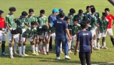 FOTO: Salah satu tim yang berlaga pada Piala AF Sport U17 Football Competition 2026. @by_News9.id