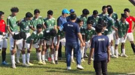 FOTO: Salah satu tim yang berlaga pada Piala AF Sport U17 Football Competition 2026. @by_News9.id