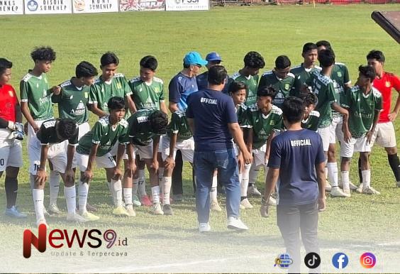 FOTO: Salah satu tim yang berlaga pada Piala AF Sport U17 Football Competition 2026. @by_News9.id
