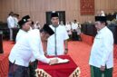 FOTO: Penandatanganan dalam Rapat Paripurna DPRD Sumenep. @by_News9.id