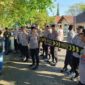 FOTO: Pemuda Peduli Desa (PPD) saat menggelar aksi di depan Mapolresta Sumenep, untuk segera menetapkan Asmawi sebagai tersangka. @by_News9.id