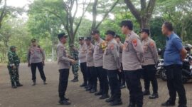 FOTO: Jajaran TNI dan Polri bersama unsur terkait turut dilibatkan dalam pengamanan kegiatan. @by_News9.id
