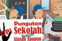 FOTO: (ilustrasi) Pungutan liar SDN Rogotrunan 02 lumajang. @by_News9.id