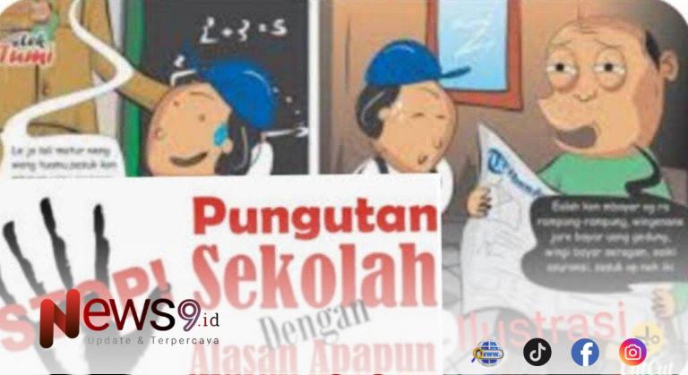 FOTO: (ilustrasi) Pungutan liar SDN Rogotrunan 02 lumajang. @by_News9.id