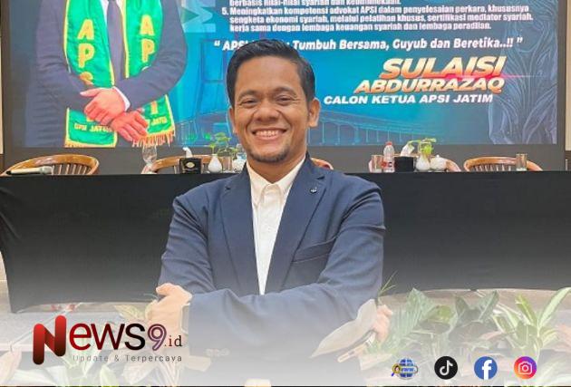 FOTO: Sulaisi Abdurrazaq, S.H.I., M.I.P., selaku kuasa hukum Mahyuni. @by_News9.id