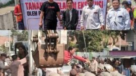 FOTO: Lokasi Proses Exekusi tanah. @by_News9.id
